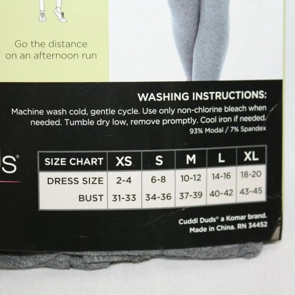 Cuddl Duds Long Sleeve Cowl Neck Tunic with Thumb holes - Picture 3 of 3